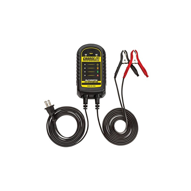 Clore Automotive CHARGE IT! 4502 6/12 Volt 2.5 Amp Battery