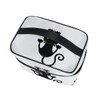 HAUYE Makeup Bag Cat Paw Print Travel Cosmetic Bags Organizer