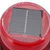 Solar Beacon Light Caution Light 8 LED Dusk to Dawn