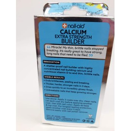 NAIL-AID Calcium Extra Strength Builder Hardener 0.55 Fluid Ounce