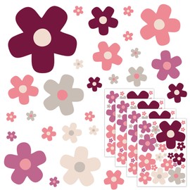 GamesMonkey Autoaufkleber Blumen G?nseblmchen Prilblumen Tuning - 27/54/108 Stck - Lustige Karosserie Motorrad Fahrradhelm Glasaufkleber (Small, 108 Stcke, Farbe 008)