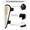 Upgraded Soccer Shin Guards Kids Youth, CE Certified AirsFish Shin