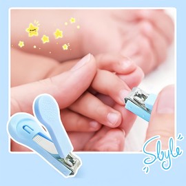 CATOR Baby-Nagelknipser, 6 Stück baby nagelset, Baby-Nagelknipser für Neugeborene, Anti-Rutsch-Design, Baby-Nagelschere, Baby-Nagelschneider für Neugeborene, Kleinkinder, Babys und Kinder