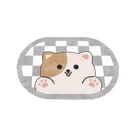 Tobil Dog-018 Non-Slip Absorbent Bath Mat 40 x 60 - 50 x 80 cm (50 x 80 cm)