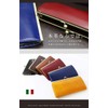 Style On Bag Men's Women's Long Wallet, Italian Leather, dark