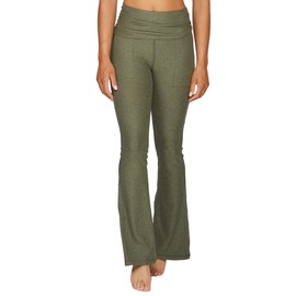 Colosseum Active Women's Rosemary Flared Legging with Pockets (Dark Olive, X-Large)