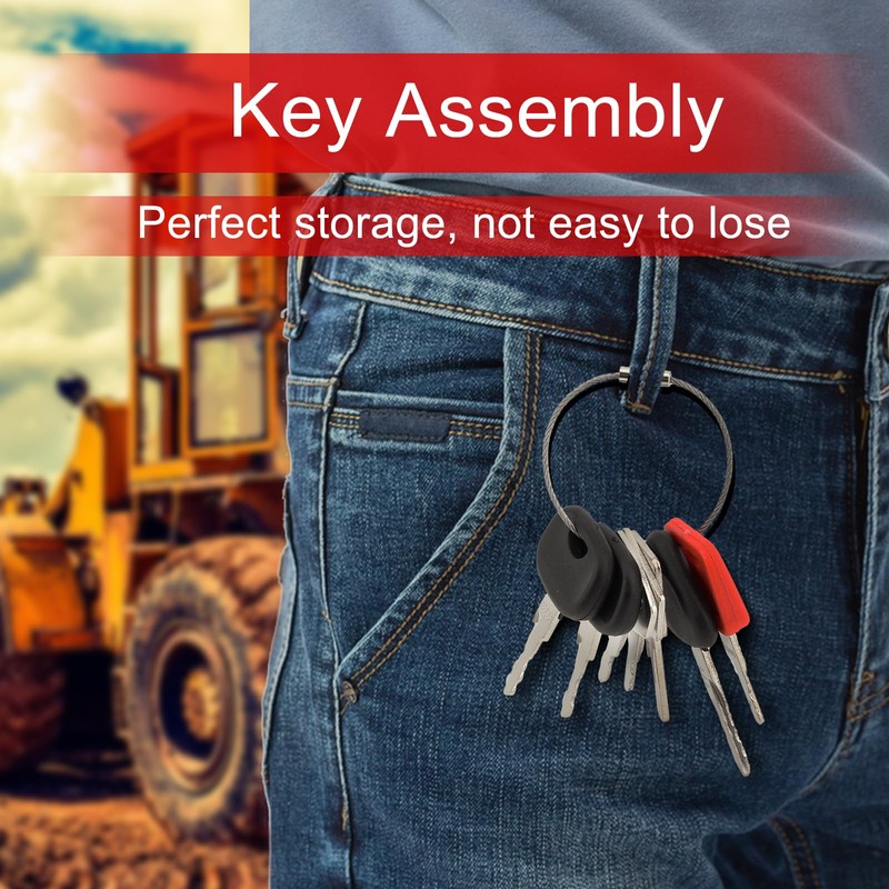 Professional Equipment Keys Set – 18PCS Industrial-Grade Universal Machine Keys,