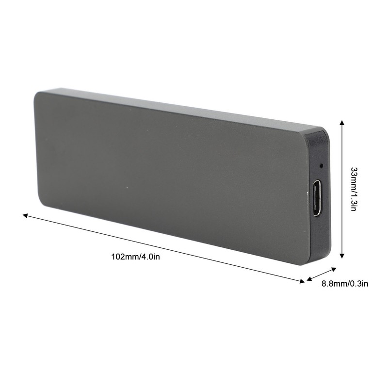M.2 NVME PCIE NGFF SATA SSD Enclosure USB3.1 Gen2 Type