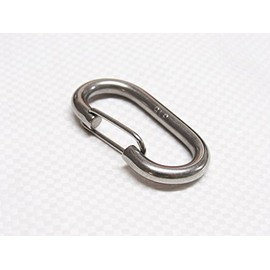 Stainless Steel Chain Link with Safety Catch 4MM