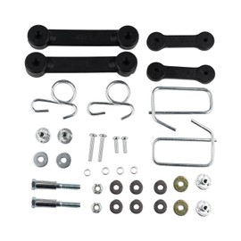 Universal 160793 & M67099 Latch Assemblies with Hook Mounting Accessories for John Deere GY00115 GY20417 Husqvarna Craftsman 960120040 954040501 960710005 532187298 Tractor Lawn Mower Mulch Cover