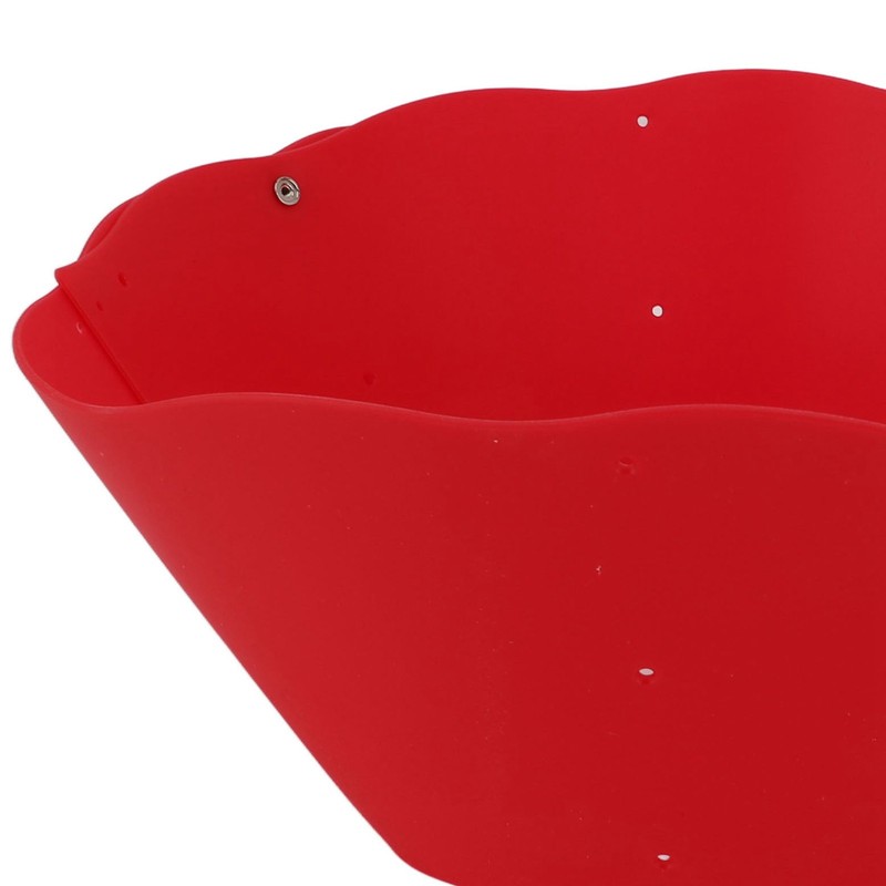 Splatter Guard Silicone Anti Oil Splashing Adjustable Frying Pan Wall