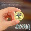 Quelay 3D Turtle Design Affirmation Sobriety Coin Progress Not Perfection