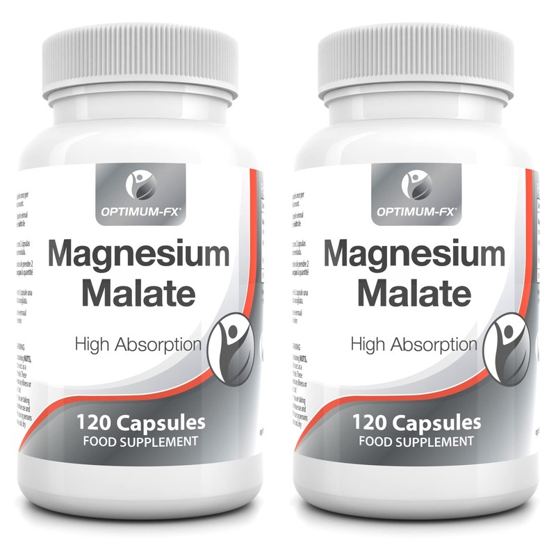 Magnesium Malate Capsules Not Tablets Bioavailable Mineral Supplement Easy to