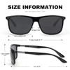 SKYFUEN Polarized Bifocal Reading Sunglasses Men, Light Build-In Sun Readers