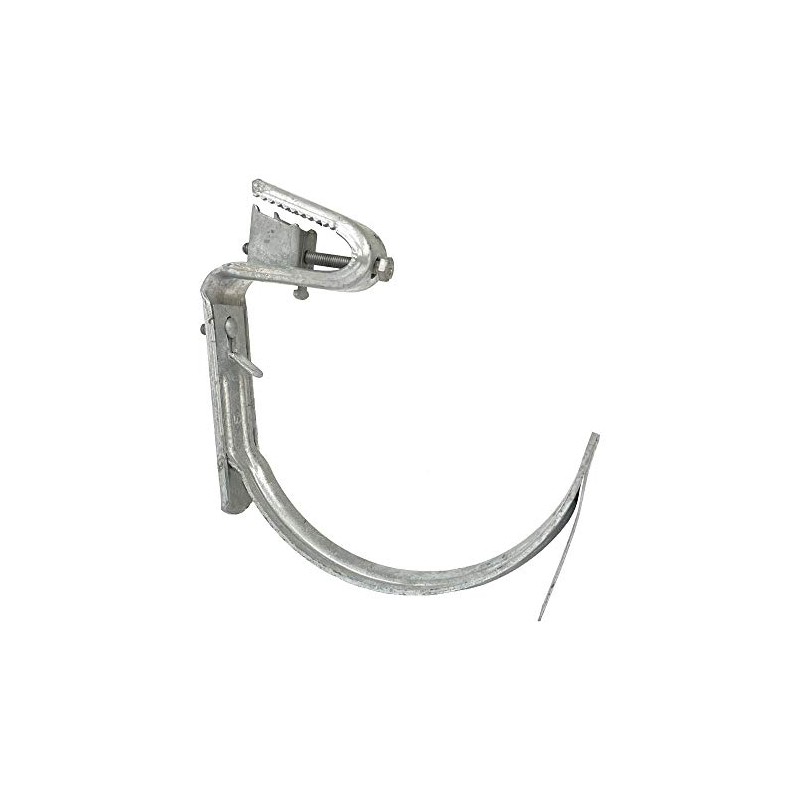 Gutter Holder for Trapezoidal and Corrugated Sheets Semi-Circular RG333 Galvanised