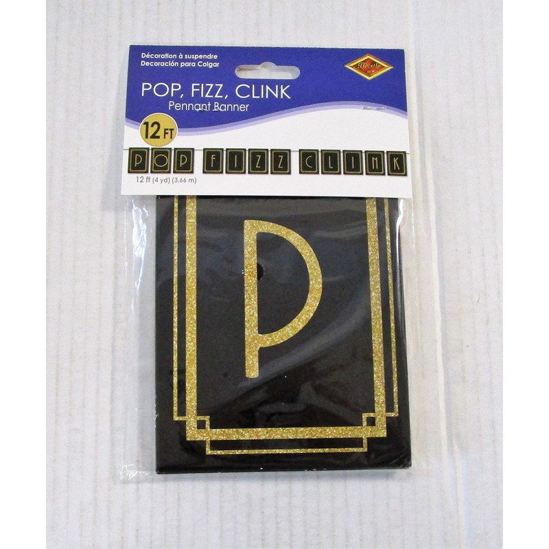 Beistle Pop, Fizz, Clink Streamer