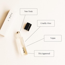 Riddle Oil Poppy Roll On Fragrance Perfume - Orange Blossom, Lemon, Rose, and Ylang Ylang Mini Rollerball for Women - Woman's Fragrances Perfumes and Oils