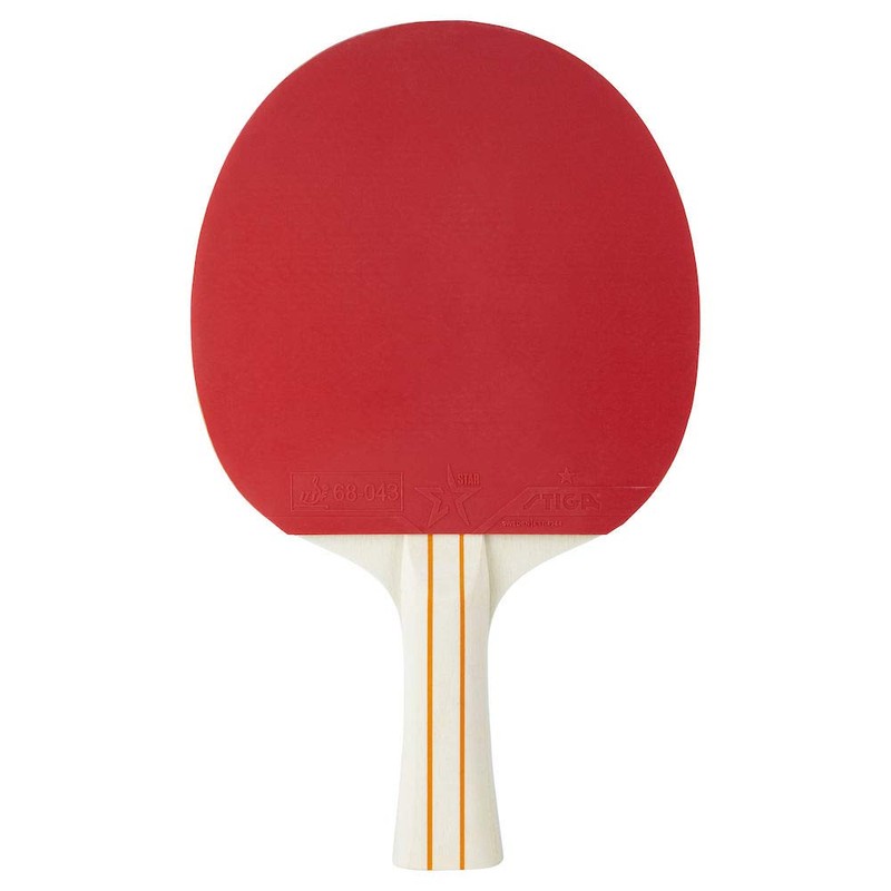 STIGA Evolve 1-Star Table Tennis Bat, Black/Red