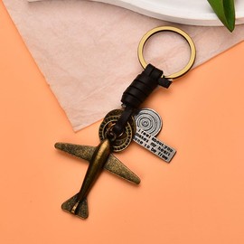 Antique Aircraft Airplane Keychain Charms Jet Aviation Key Chains Accessories Travel Related Gifts for Travel Lover Pilot Flight Crew Attendant Gifts for Stewardess Aviation Student Graduation Gift