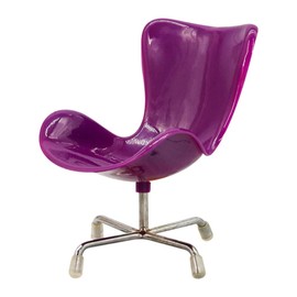 Mipcase Mini House Computer Chair Durable Miniature Ornament for Boys and Girls Toy Houses Fine Craftsmanship for Home Decor and Photography Props