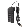 Wired Number Pad 18 Keys Ergonomic USB Plug and Play