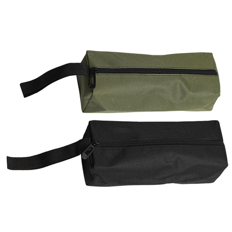 Pack of 2 Small Portable Tool Bag Waterproof Zip Storage