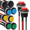 STARELO 10PCS 16mm Round Momentary Push Button Switch SPST 3A
