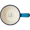 Nordisk Madame Bla Measure Cup 250ml Blau-Weiß - Robuster emaillierter