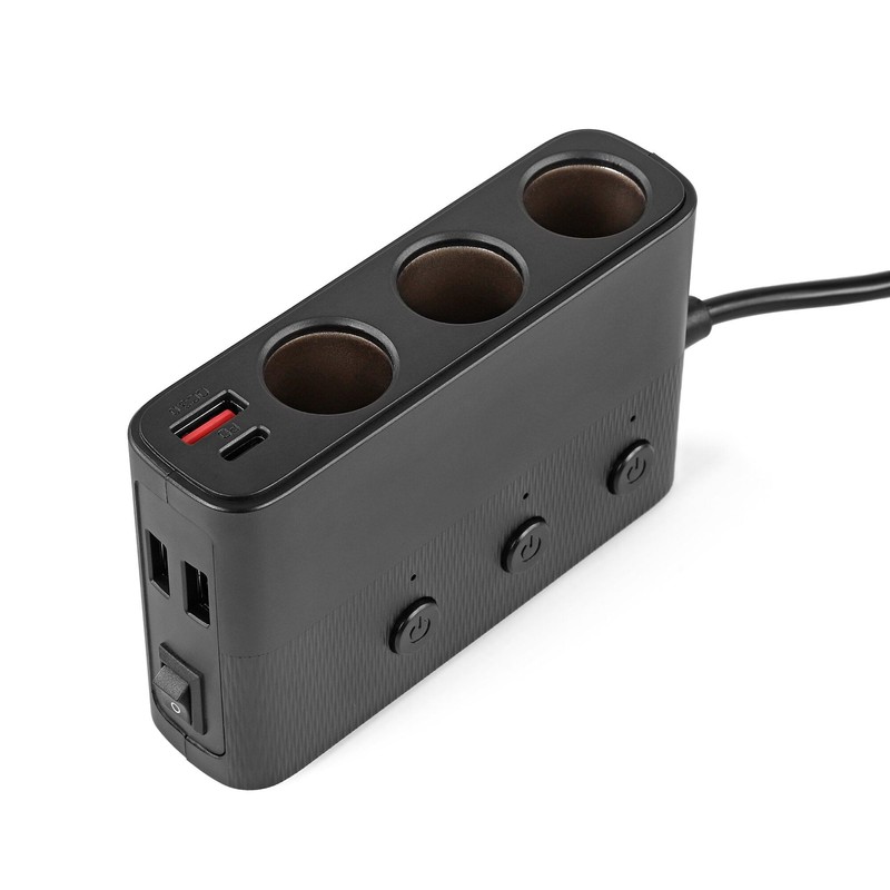 Omegon Power Hub C28 3X 12V + 4X USB