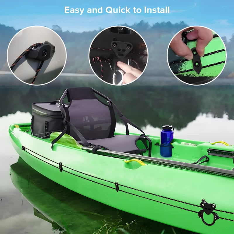 Atader Kayak Anchor Trolley Kit, Heavy Duty Anchor Trolley System