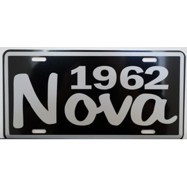 1962 62 Nova Year Metal Novelty Reproduction Sign Compatible with Chevy SS Super Sport Hot Rod Muscle Car Gasser Custom Classic Collection Dealership Bar Garage Shop Man Cave Wall Art Gift