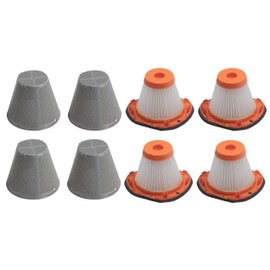 Fette Filter - Vacuum Filter Set Compatible with BLACK+DECKER 20V MAX POWERCONNECT Handheld Vacuum Models BCHV001C1, BCHV001B, for CRAFTSMAN CMCVH001B Part # BCHVF10, CMCVHF10, N900287 - Pack of 4