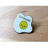 TINY BEE CARDS Egg-cellent Fried Egg Hard Enamel Pin