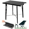 TOKYO CRAFTS Side Table, Camping, Outdoor, Foldable, Compact, 2-Tier Use,