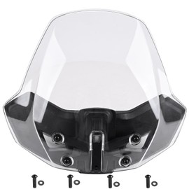 Hutexico Sport Windshield for All Ryker Models 3 Inches Adjustable Vented Wind Windscreen Wind Deflector Compatible with Can-Am Ryker Rally 600 900 2019-2024 Clear