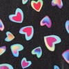 Toddler Girls Leotards for Gymnastics Black Rainbow Colorful Multicolor Hearts