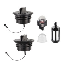 4223 350 0500 2-pcs Fuel Cap with Primer Bulb filter for Stihl BG45 BG46 BG55 BG56 BG65 BG66 BG85 BG86 BR200 Blower TS400 FS410 SAW 42233500500