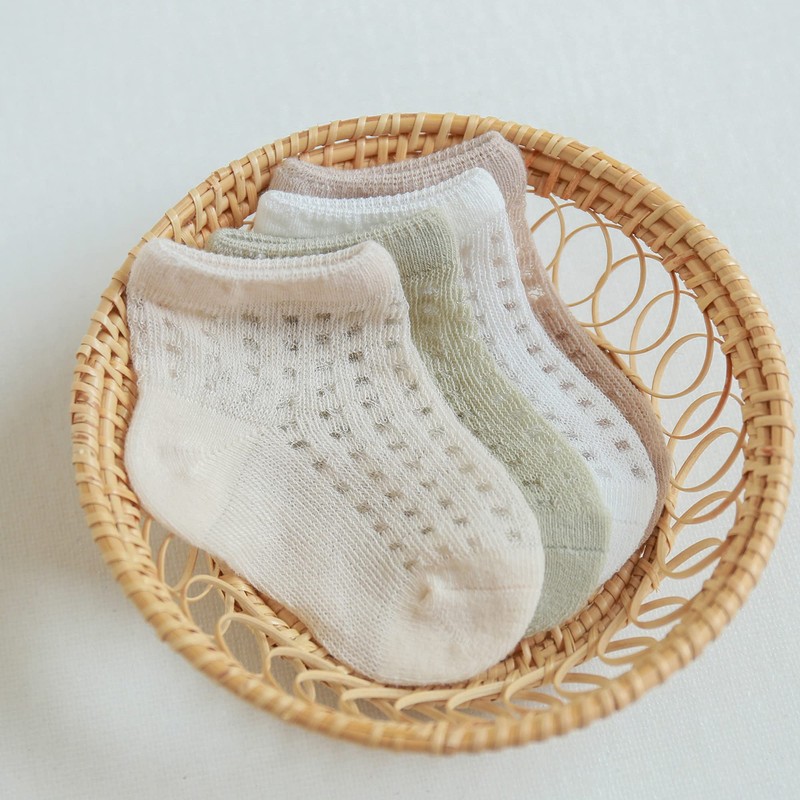 Eimmabey Toddler Socks Boys and Girls 8 Pack Cotton Baby