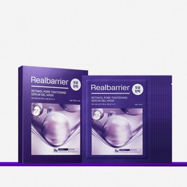 Real Barrier Retiniol Pore Tightening Serum Gel Mask 5 sheets / 리얼베리어 레티니올 모공 타이트닝 세럼 겔 마스크 5매
