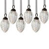 Aurora Christmas Set of 6 Pinecone Christmas Baubles, 1"