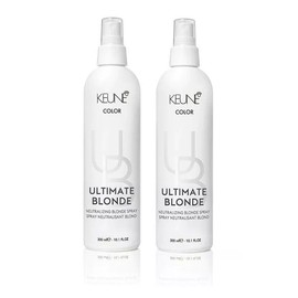 Set Of 2 Keune Ultimate Blonde Neutralizing Blonde Spray 300ml / 10.1oz