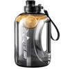 Doseno Large 95 OZ Water Bottle with Straw, Portable Handle,