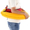 Adjustable Inflatable Life Jacket Belt With Reflective Tapes and Whistle