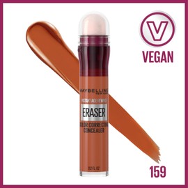 Maybelline Instant Age Rewind Instant Eraser Color Correcting Concealer, Crease-Resistant Coverage, Up to 12HR Moisturizing Wear, Orange Color Corrector, 159, 1 Count