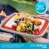 BIRDROCK HOME Collapsible XL BBQ Prep Tub w/Cutting Board, Multi-Function