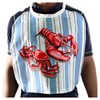 Norpro Seafood Bib, One-Size (Set of 2), Blue/White/Red