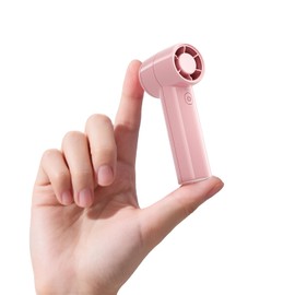 HandFan Super Portable Mini Handheld Fan, 19000RPM Powerful Pocket Turbo Fan, Personal High Speed Fans Battery Rechargeable, 3 Speeds Adjustable for Women Men Kids Travel Outdoors(Gloss Pink)