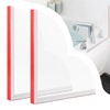 CALIDAKA 2 Pack Shower Splash Guard,Tub Splash Guard Bathtub Water