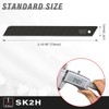 HAUTMEC 10PC 9mm Industrial Utility Knife Blades, SK2H Steel Box