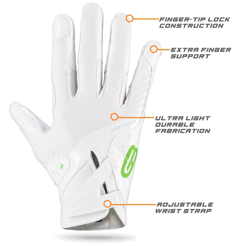 Grip Boost Football Gloves Peace Stealth 6.0 Boost Plus Technology